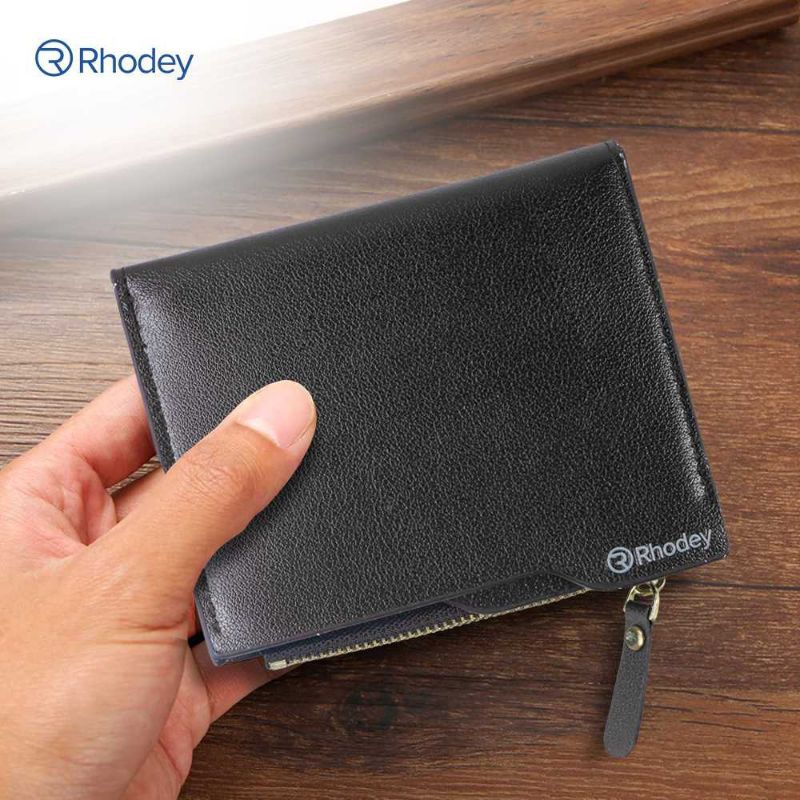 RHODEY Bogesi Dompet Lipat Cowok Kulit Berkualitas - Banyak Slot &amp; Desain Elegan