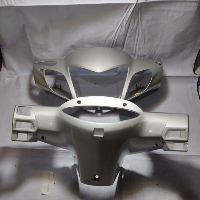 53206KPH880FMH 53205KPH880FMH Batok Depan Belakang Kharisma Karisma Cakram Silver Orginal Ahm