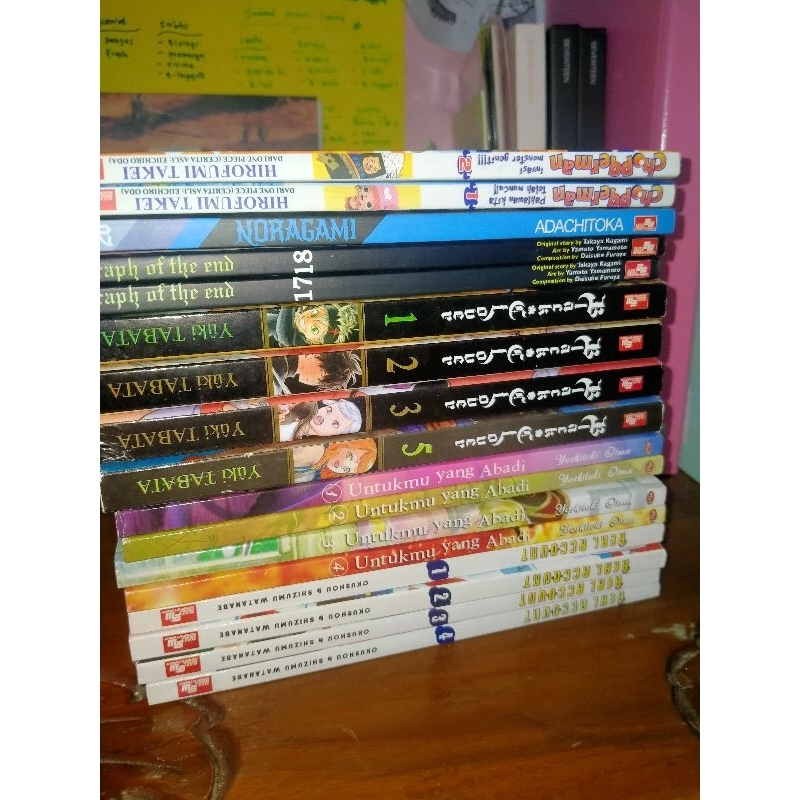 preloved komik Untukmu yang abadi vol 1-4