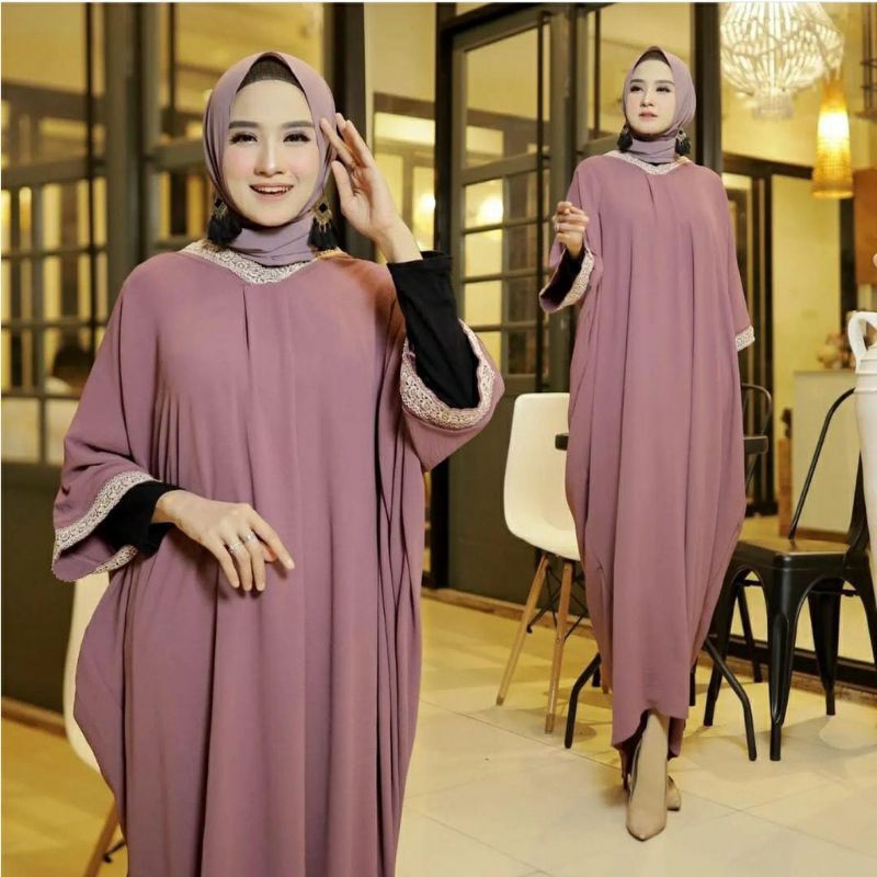 PRILY KAFTAN/KAFTAN WANITA JUMBO POLOS/KAFTAN LEBARAN WANITA TERBARU/KAFTAN TERLARIS/KAFTAN KOREAN STYLE KEKINIAN/KAFTAN WANITA MUSLIMAH/KAFTAN OOTD TERLARIS/BUSANA MUSLIM/RACUNSHOPEE