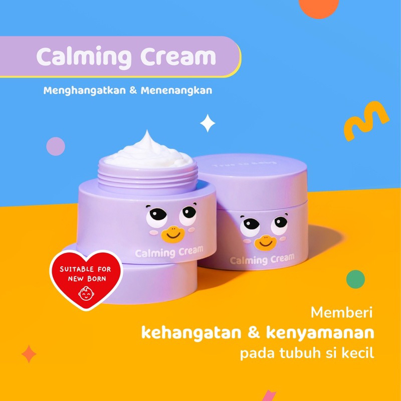 True to Baby Calming Cream | Krim Penghangat Badan Bayi untuk Pereda Kolik dan Membuat Tidur Nyenyak