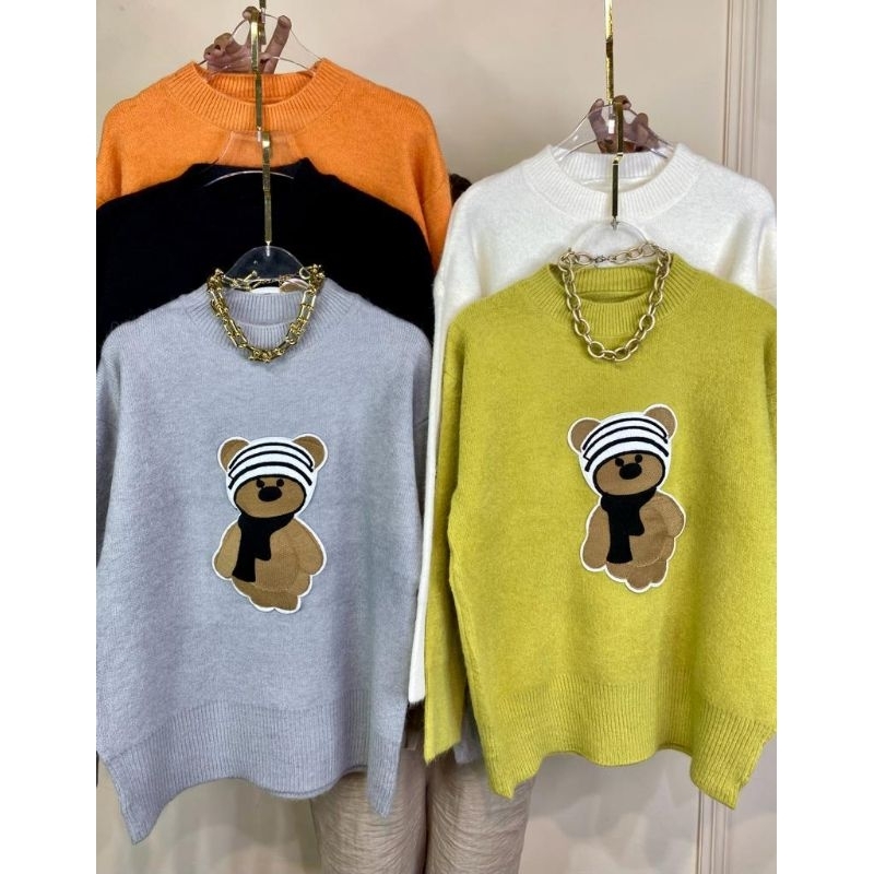 SWEATER RAJUT BEAR