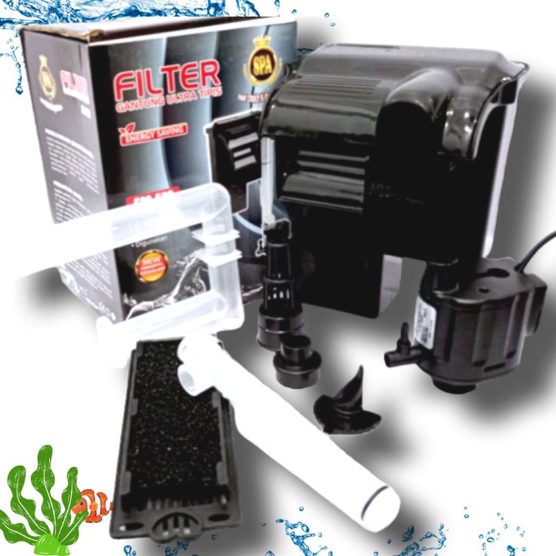 PROMO MURAH Pompa Aquarium aquascape filter gantung Hang On Filter SPA 502