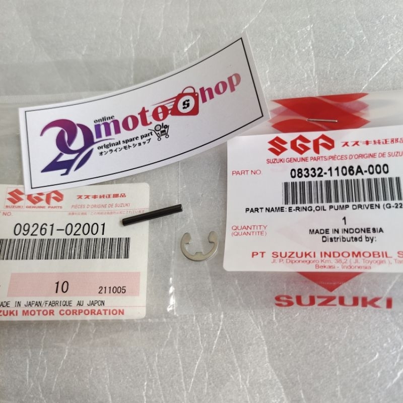 E Ring Pin Spi Pengunci Sil Waterpump Pompa Oli Satria Fu Fi Injeksi