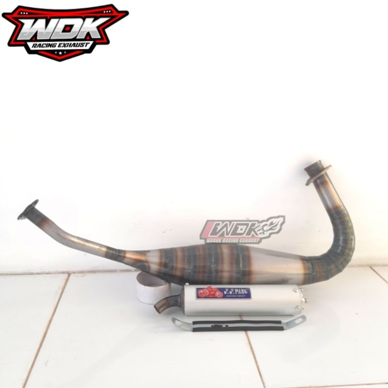 knalpot rx king rx spesial kolong repsol YY PANG plat galvanis