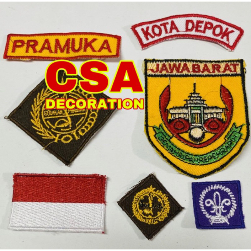 

ATRIBUT BADGE PRAMUKA PUTRA PUTRI KOTA DEPOK JAWA BARAT [ 1 SET ]