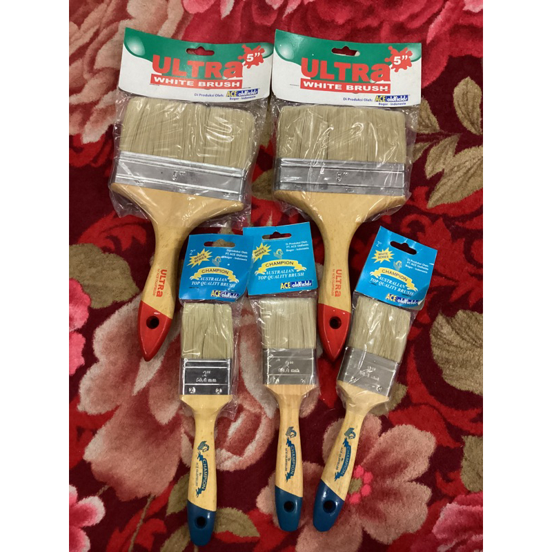 

Kuas cat 5 dan 2 ORI BARU murah bagus merk ace oldfields champion