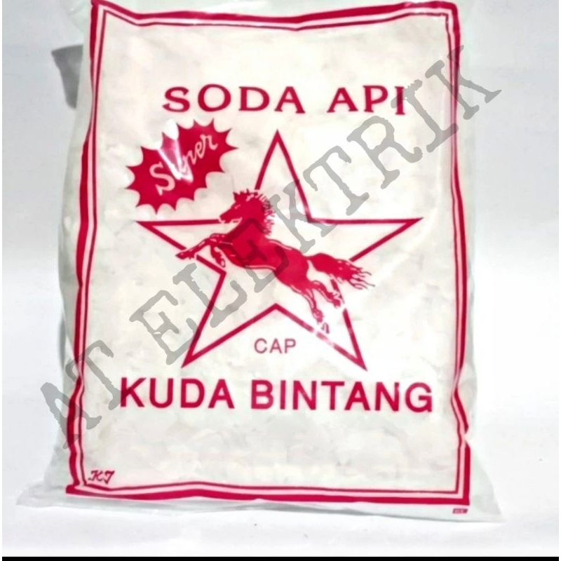 Soda Api Ukuran 1/2 Kg Cap KUDA BINTANG ORIGINAL