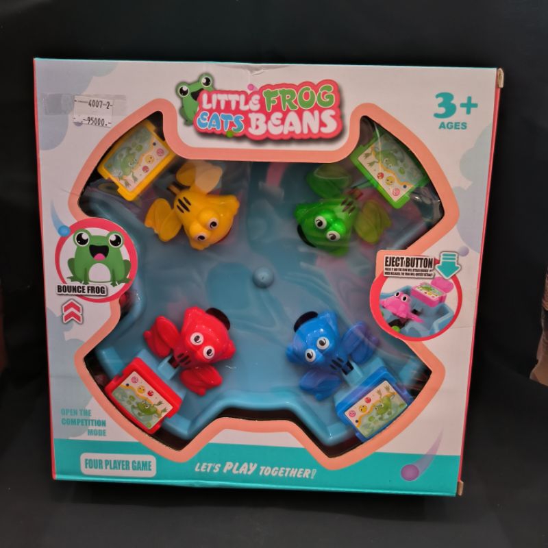 mainan anak kodok makan kacang / little frog eat beans / mainan edukasi