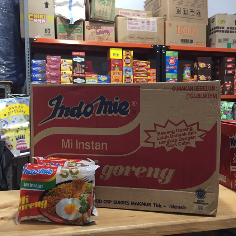 

Indomie Goreng 1 Dus Isi 40 bungkus Mie Instan