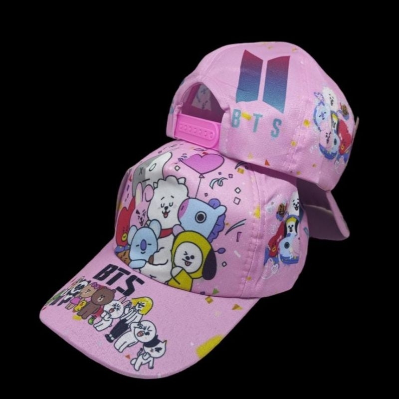 Topi anak Sublime full printing Karakter Freefire mobile legend marvel hello kitty unicorn bts drink boba