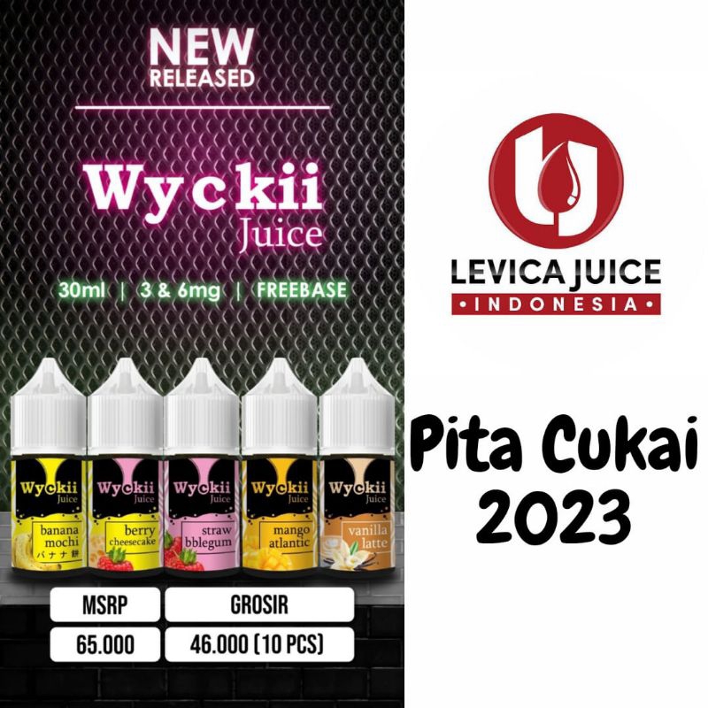 Liquid Murah Wyckii Juice 30ml 100% Original Berpita Cukai