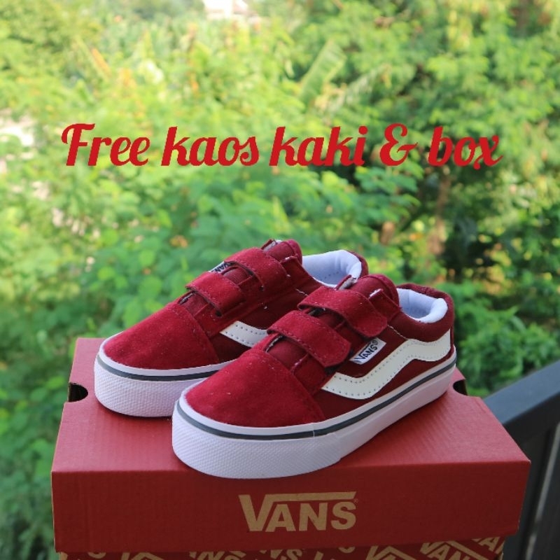 big sale!! sepatu Vans anak old SKOOL laki laki perempuan grade original premium