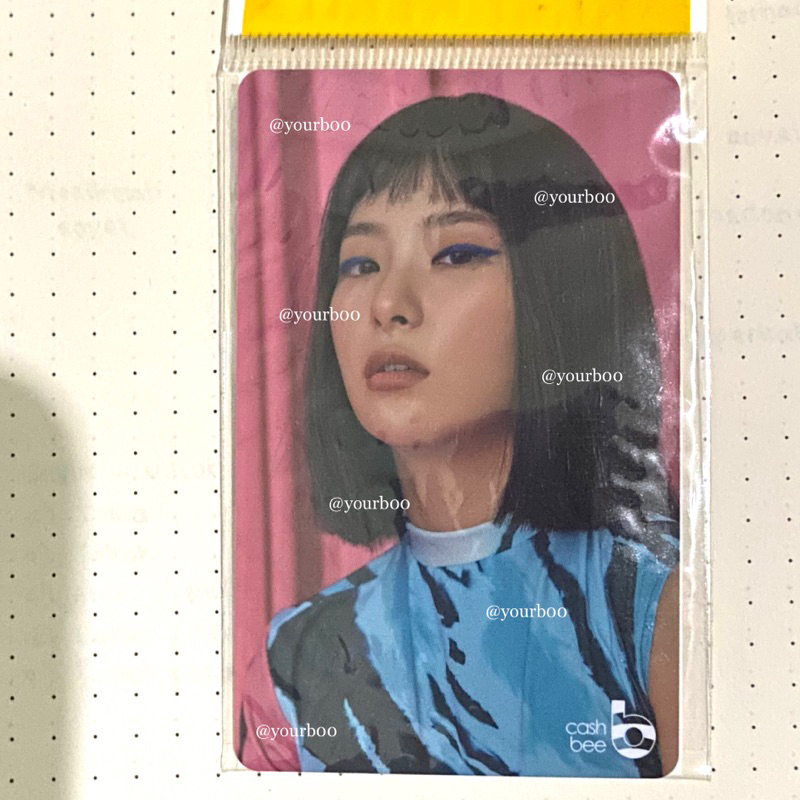 Photocard PC Seulgi Cashbee Zimzalabim Day 1 Zzb Red Velvet (SEALED)