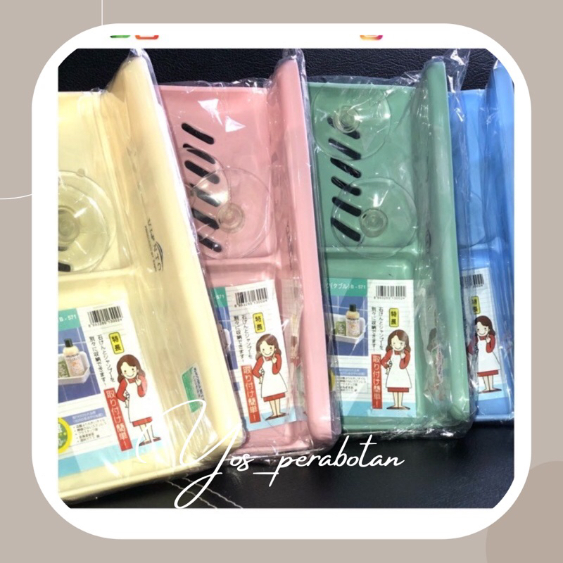 Tempat sabun/ tempat sabun tempel/Tempat sabun Yoshkawa