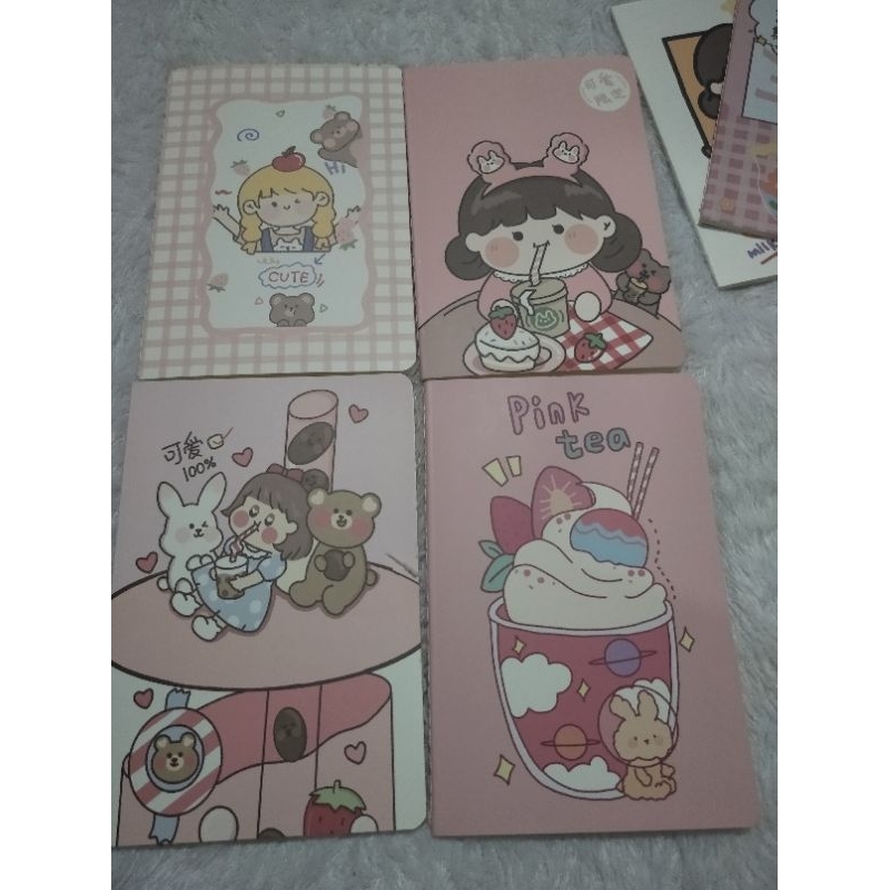 

Buku Tulis A5 uk 14x21 Lucu Kartun Korea Cute Notebook