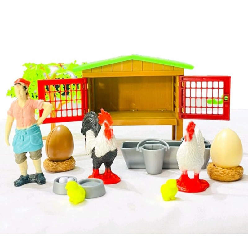 Mainan Hewan Karet Mainan Hewan Ayam Karet Mainan Ayam Mainan Anak Anak Mainan Terbaru