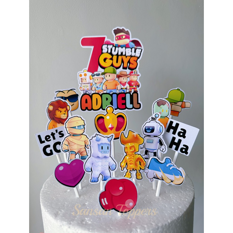 Topper Stumble Guys / Birthday Cake Stumble Guys