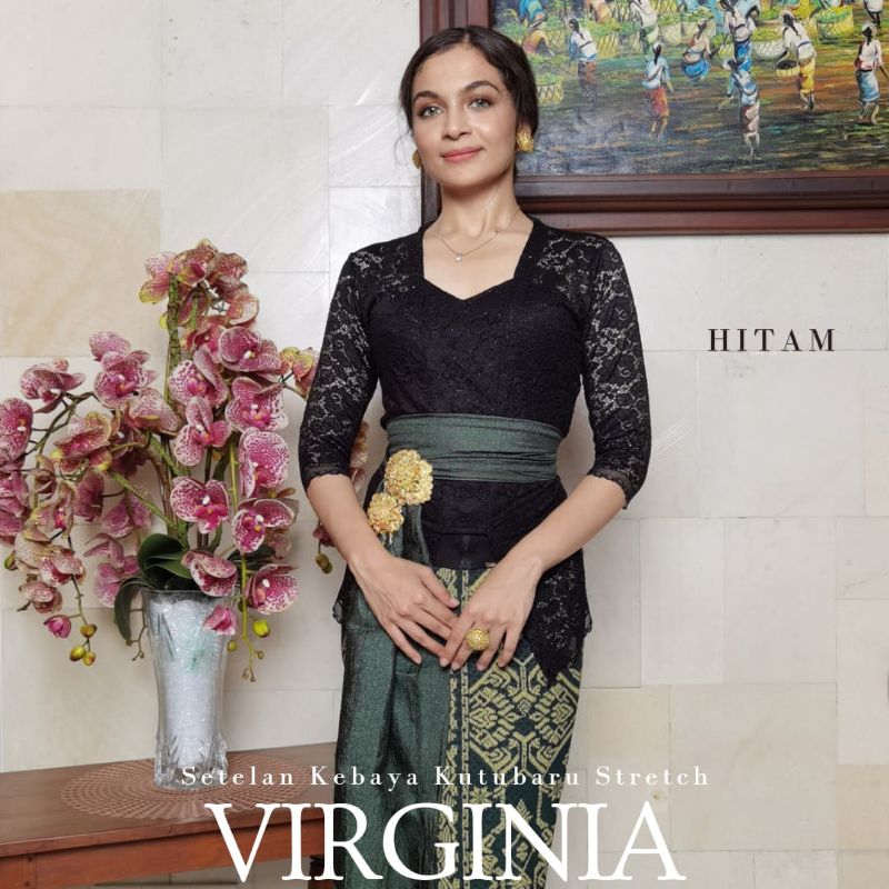 Kebaya Brokat Lengan Pendek Virginia ( Hanya Kebaya saja )