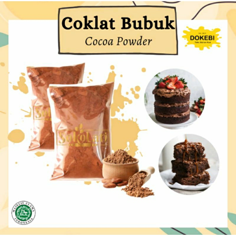 

Coklat Bubuk Asli Cocoa Powder 1 Kg Cocok Untuk Minuman / Bahan Kue