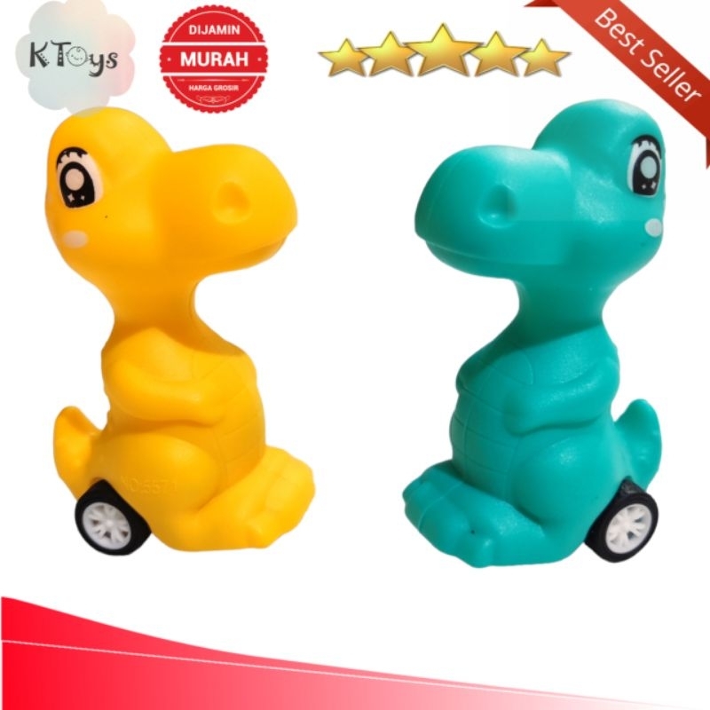 mainan anak dinosaurus pullback lucu buat anak anak