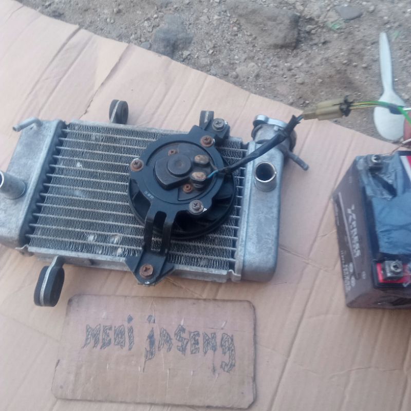 RADIATOR JUPITER MX NEW / MX OLD LAMA ASLI ORIGINAL (COPOTAN) SIAP PASANG