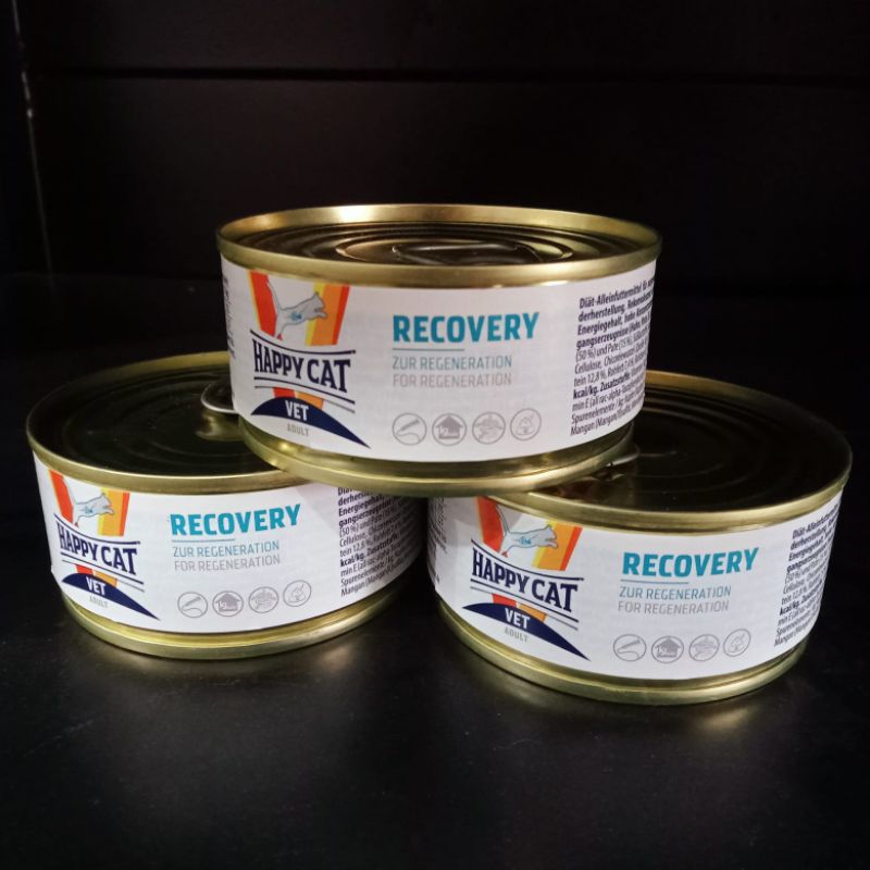 Happy cat vet recovery kaleng 100gr | makanan basah happy cat recovery wetfood