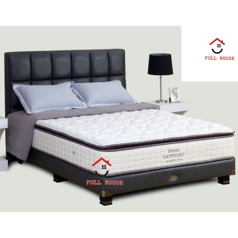 kasur springbed matras guhdo sapphire dream dengan pillowtop set lengkap termurah