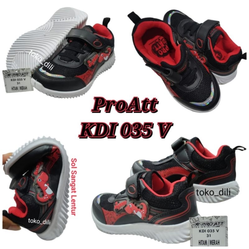 sepatu PROATT KMT140v/kdi DINOSAURUS anak ORIGINAL size: 28/33