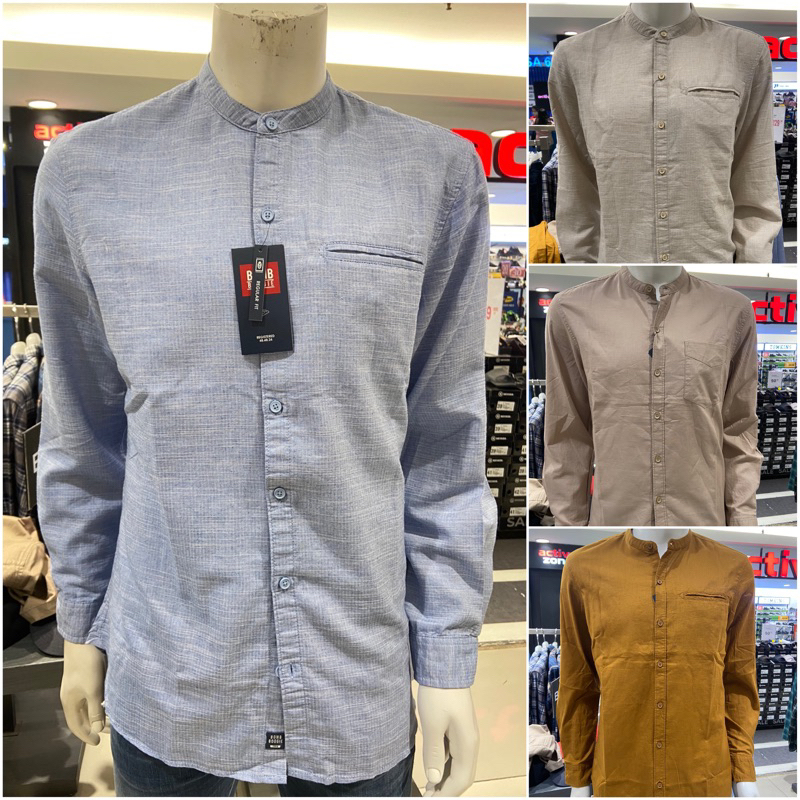 Kemeja Koko lengan panjang Pria Bombboogie original (S-XL)