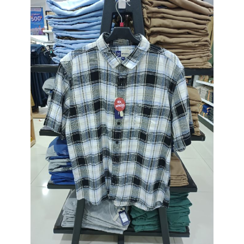 Kemeja pria lengan pendek original Nevada new arrival