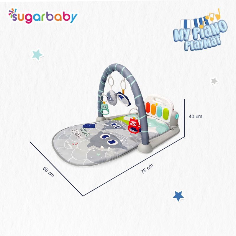 Sugar Baby - Piano Playmat Playgym Day &amp; Night Projector Nite