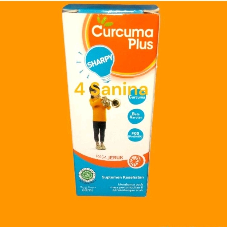 CURCUMA PLUS SHARPY 60 ML RASA JERUK