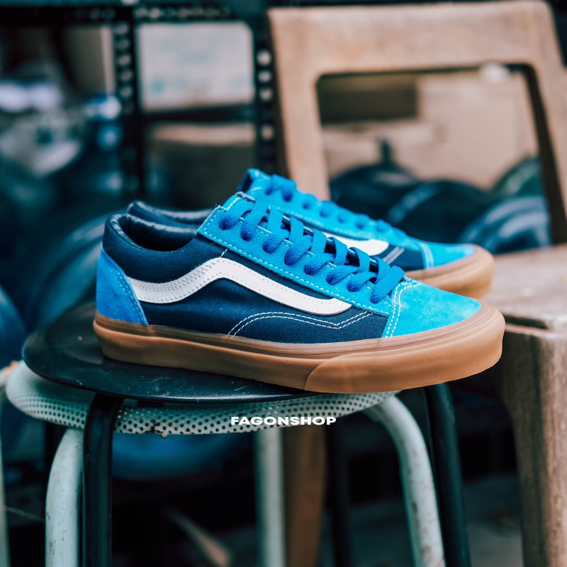 VANS STYLE 36 GUM TRUE NAVY/DRESS BLUE ORIGINAL 100%