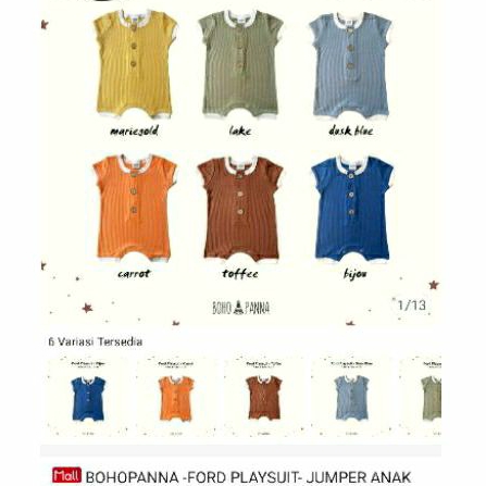 Bohopanna Ford Playsuit Jumper Anak