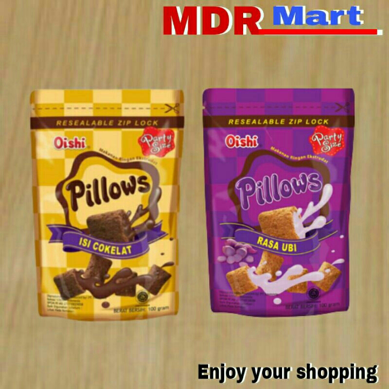 

PILLOWS oishi coklat/ubi 100gr