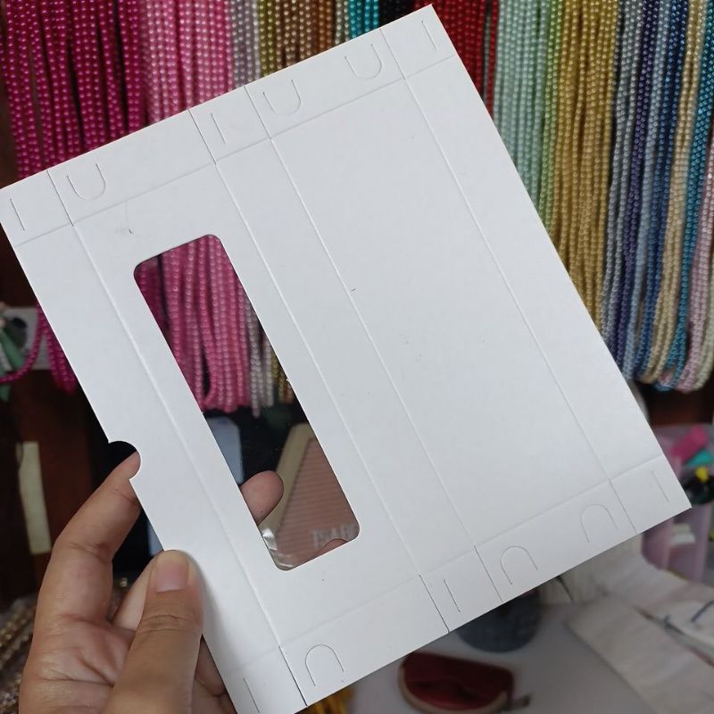 

Box Frame Packaging Kemasan Aksesoris 5x15x2cm (10pcs)