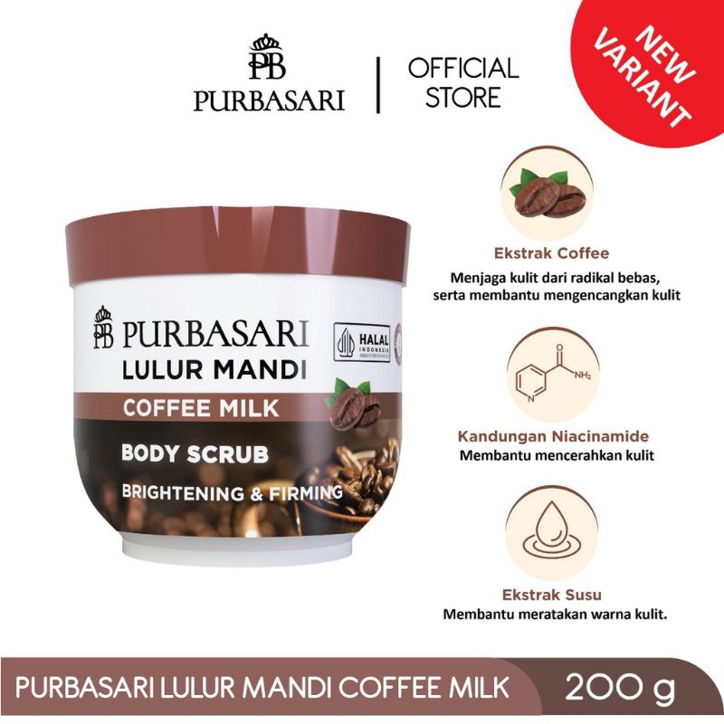 PURBASARI Lulur Mandi Body Scrub 125 gr | 235 gr