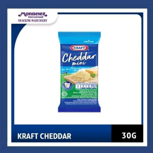 

kraf keju cheddar mini 30 gr.