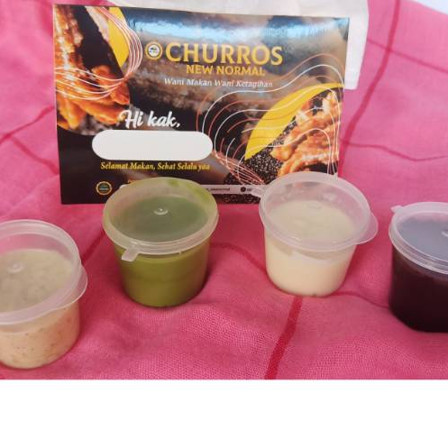 

( TAMBAHAN ) Glaze Saus Dipping Churros Enak Cocolan Collata Elmer