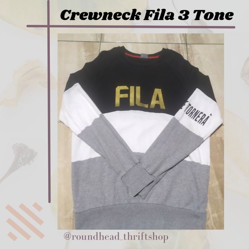 CREWNECK FILA 3 TONE
