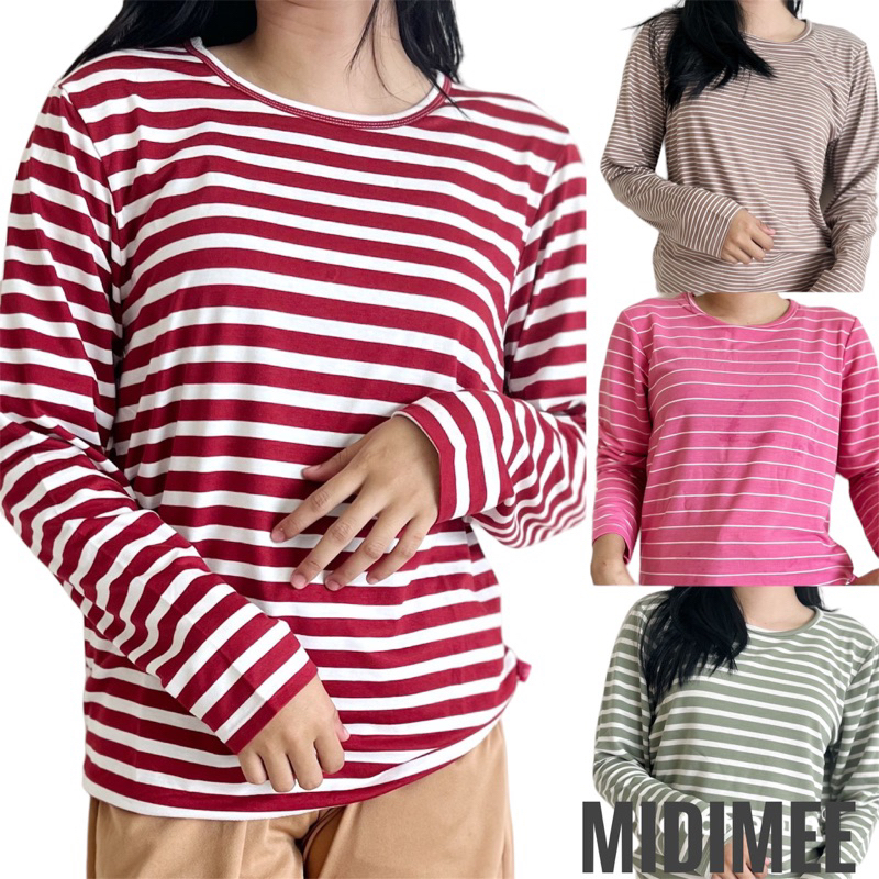 KAOS LENGAN PANJANG-LONGSLEEVE T-SHIRT-BAJU LENGAN PANJANG SALUR PREMIUM