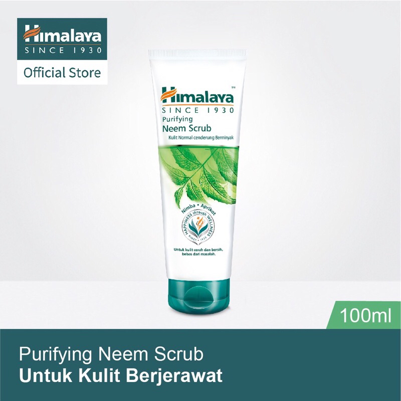 HIMALAYA Purifying Neem Scrub Kulit Normal Cenderung Berminyak 100 ml