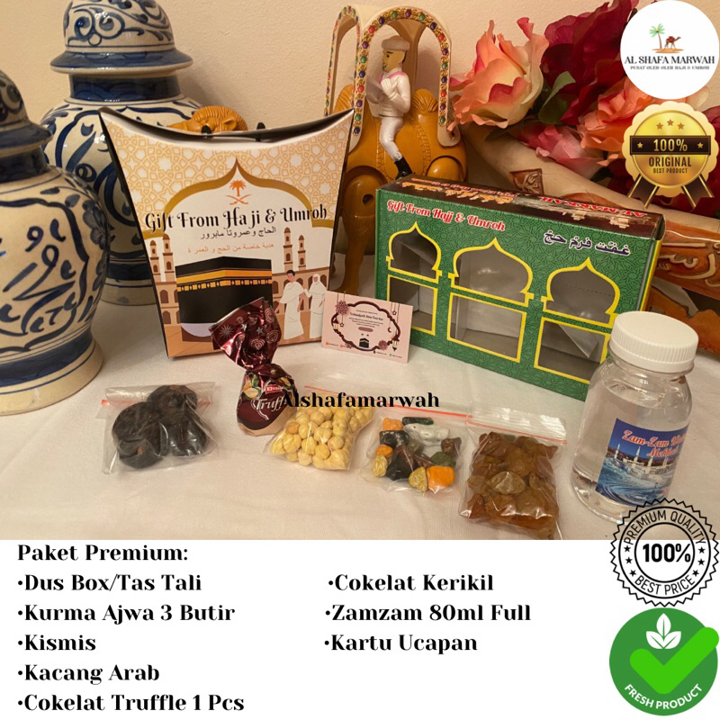 

Paket Oleh-Oleh Haji & Umroh Premium Free Kartu Ucapan | Paket Haji & Umroh | Paket Oleh-Oleh Haji & Umroh Hemat