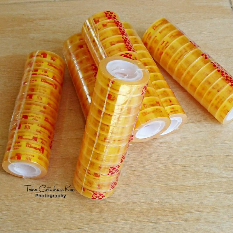 Ready Isolasi Bening NACHI Isolasi Plastik Selotip Putih