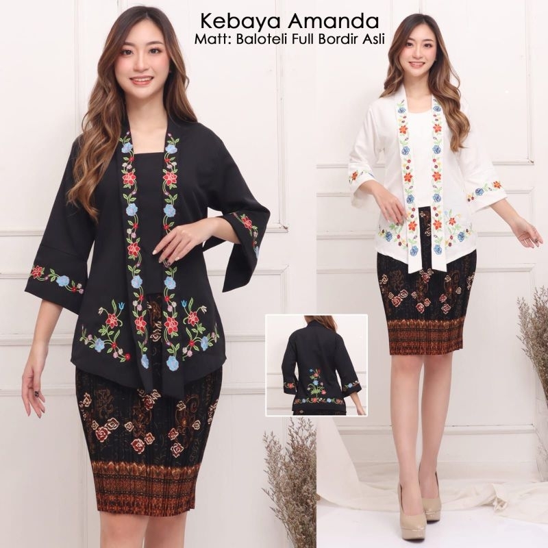 PROMO Atasan Kebaya Kutu Baru Premium Full Bordir