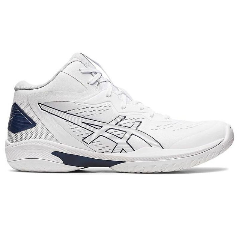 ASICS Sepatu Voli Gel Hoop V15 White/Peacoat/1063A063.102/100% Original Asics Volleyball