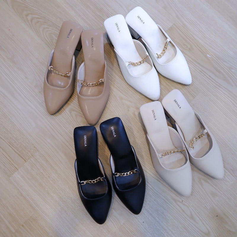 Melba Chain Heels 5cm By.Denala Heels