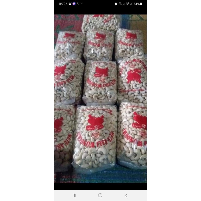 

kacang mede asli wonogiri mentah ready