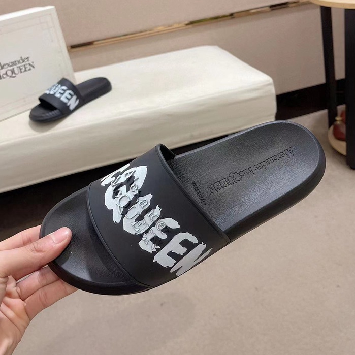 sandal pria slide sendal cowok slip on alex mcq selop mirror p1shoes
